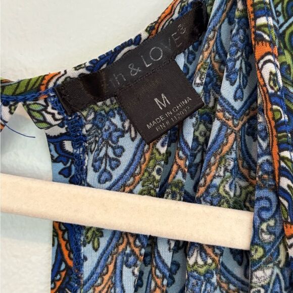 5th & Love Blue and Green Maxi Dress - Picture 4 of 5